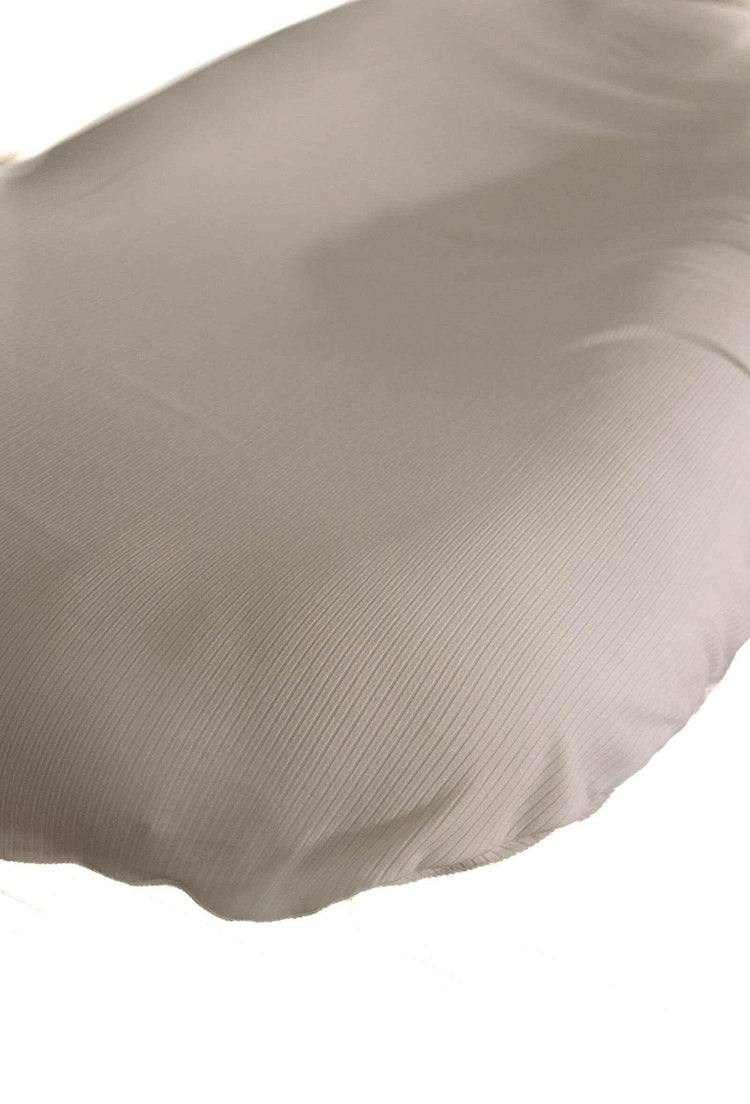 Oat Ribbed Baby Lounger Cover by Little Mae & Co