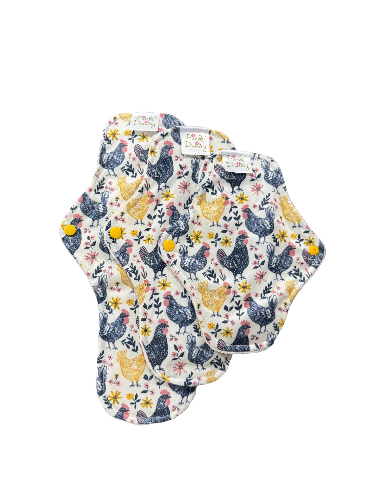 Pink Daisy Organic Cotton Feminine Pads Organic Cotton Feminine Pads by Blueberry & Me