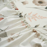 DaDalogy Enchanted Meadow Bed Sheet Set - Floral Harmony in Beige, Rose, and Soft Green, Premium Soft Microfiber, Machine Washable, Deep Pocket 14 - 15 Inches + Flat Sheet Bed Sheets by DaDalogy Bedding Collection