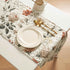 DaDalogy Enchanted Meadow Reversible Dinner Table Runner - Floral Elegance in Beige, Rose, and Soft Olive Green, Premium Soft Microfiber Quilted Table Runner Table Runner by DaDalogy Bedding Collection