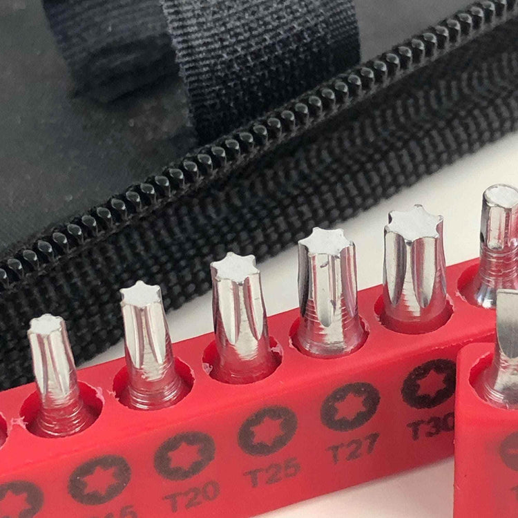 56 Piece SAE Auto Tool Set In Zipper Case - DT9774 Mechanics Tool Kit by Apollo Tools