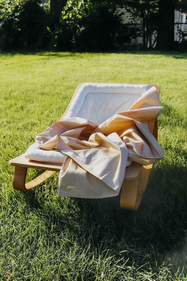 Desert Brown Blanket by Little Mae & Co