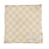 Butter Cream & White Checkered Stretch Swaddle by Little Mae & Co