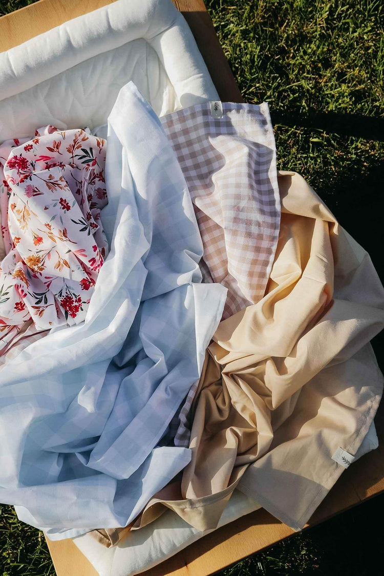 Desert Brown Blanket by Little Mae & Co