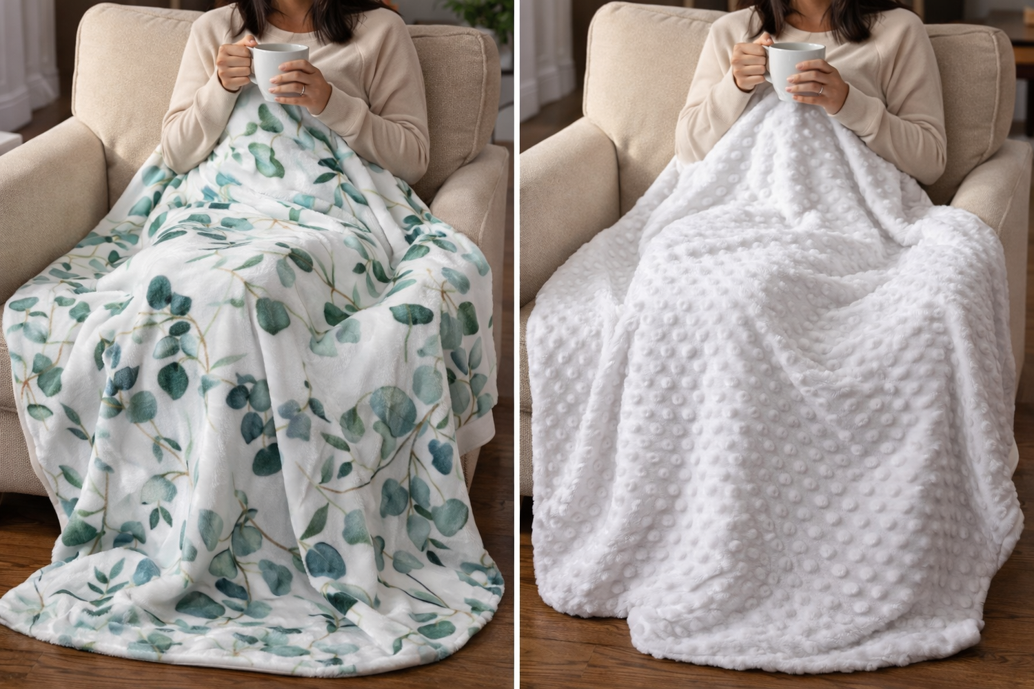 Woodland Whispers Minky Blanket by Growing Sprouts