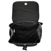 Compass 10L Vegan Leather Monogram Mini Backpack Backpacks by Travellty