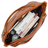 Leisure Luxe 33L Vegan Leather Weekender Tote Bag Weekender Bags by Travellty