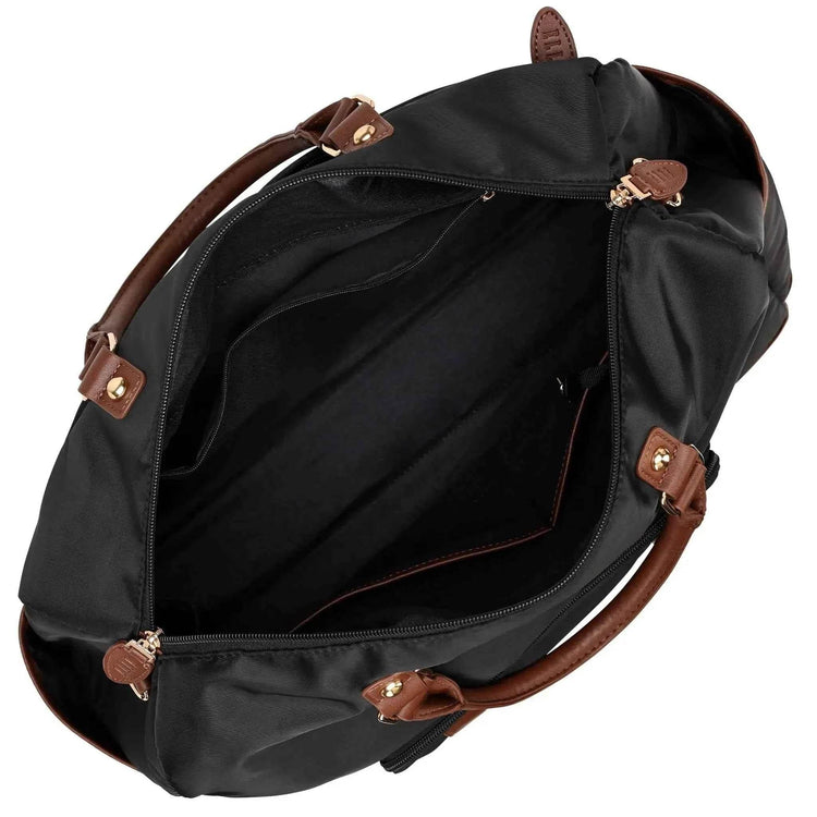 Luxe Journey 30L Twill and Vegan Leather Weekender Duffel Bag Weekender Bags by Travellty