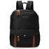 Luxe Journey 18L Twill and Vegan Leather Backpack Backpacks by Travellty