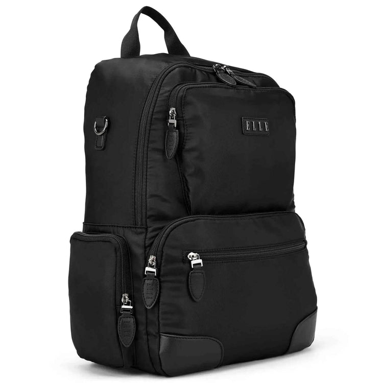 Voyage 20L Twill and Vegan Leather Backpack Backpacks by Travellty