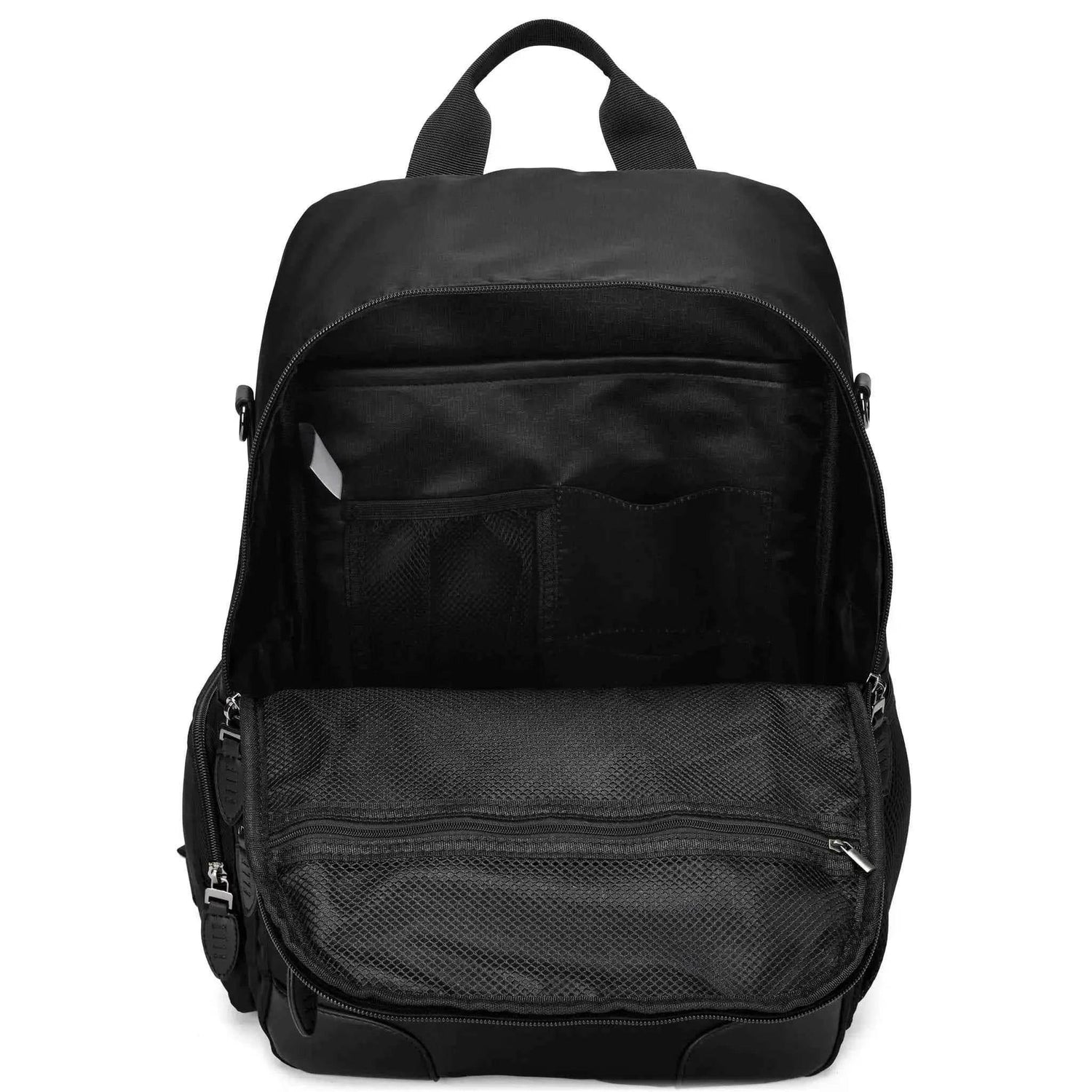 Voyage 20L Twill and Vegan Leather Backpack Backpacks by Travellty
