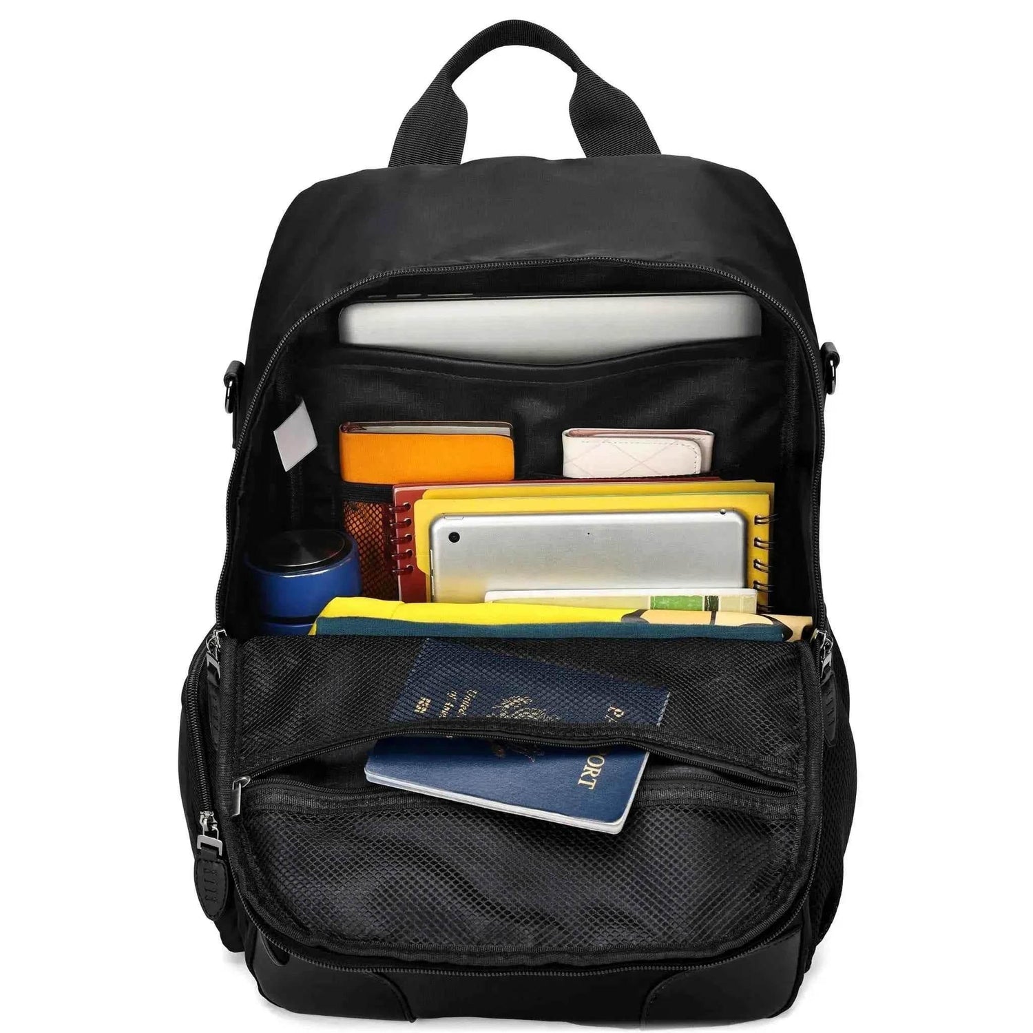 Voyage 20L Twill and Vegan Leather Backpack Backpacks by Travellty