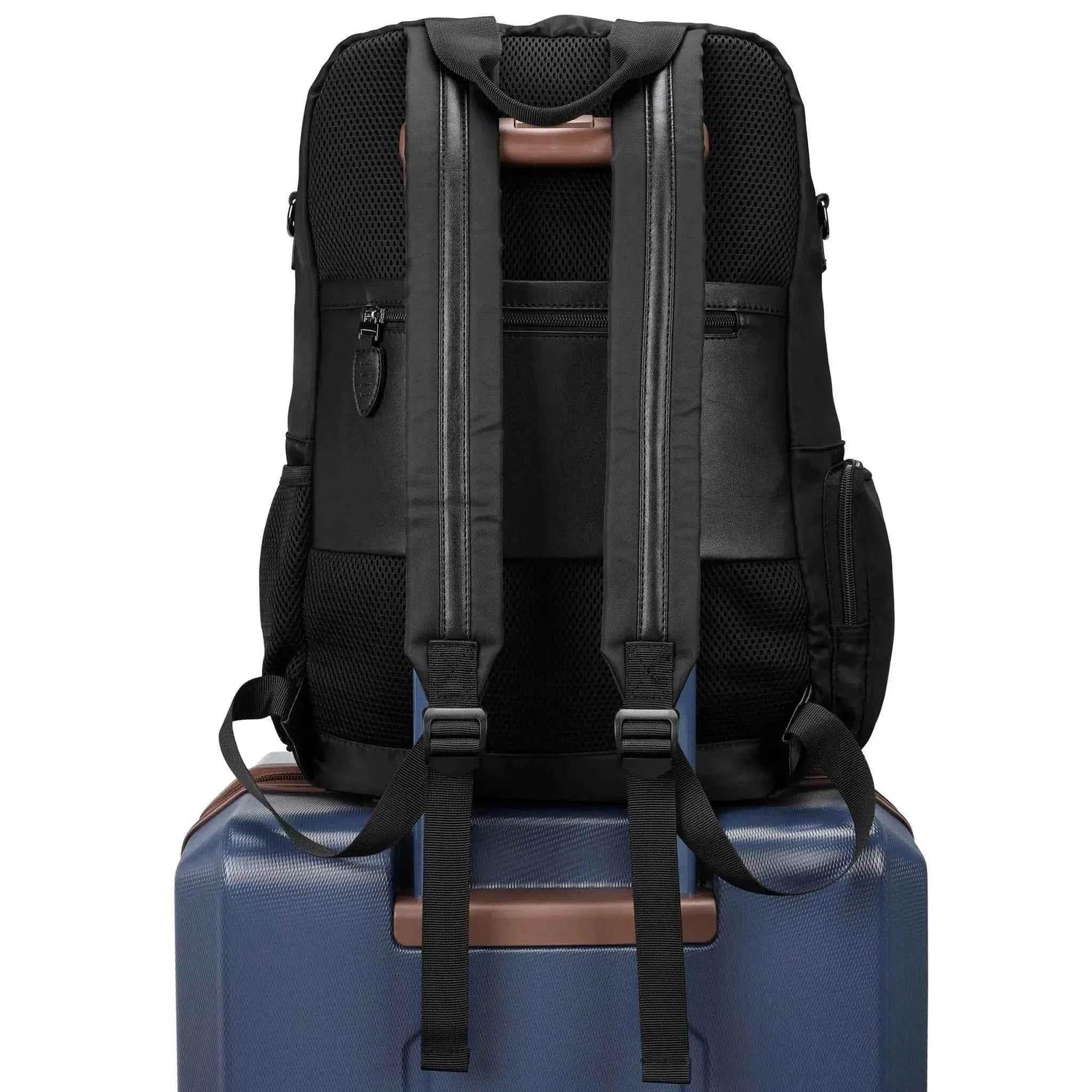Voyage 20L Twill and Vegan Leather Backpack Backpacks by Travellty