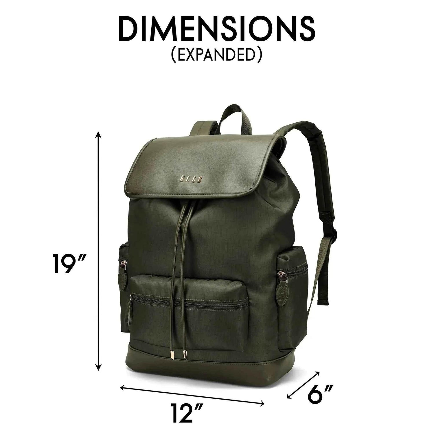 Wayfarer Backpack & Duffel Set Bag Set by ELLE Travel | USA
