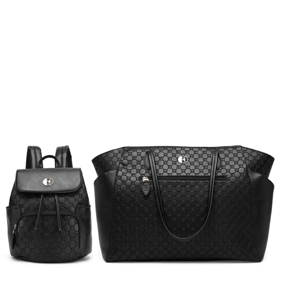 Compass Backpack & Weekender Set Bag Set by ELLE Travel | USA