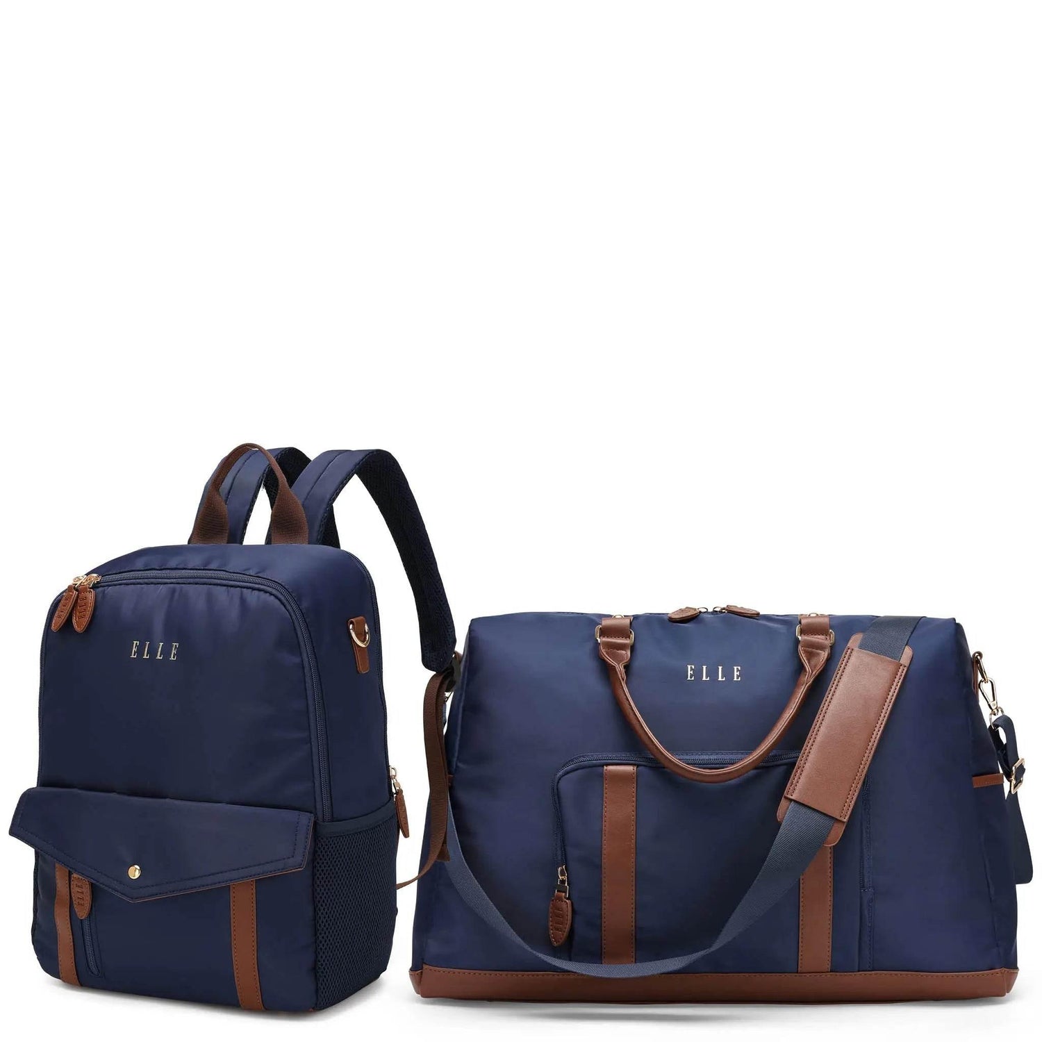 Luxe Journey Backpack & Weekender Set Bag Set by ELLE Travel | USA