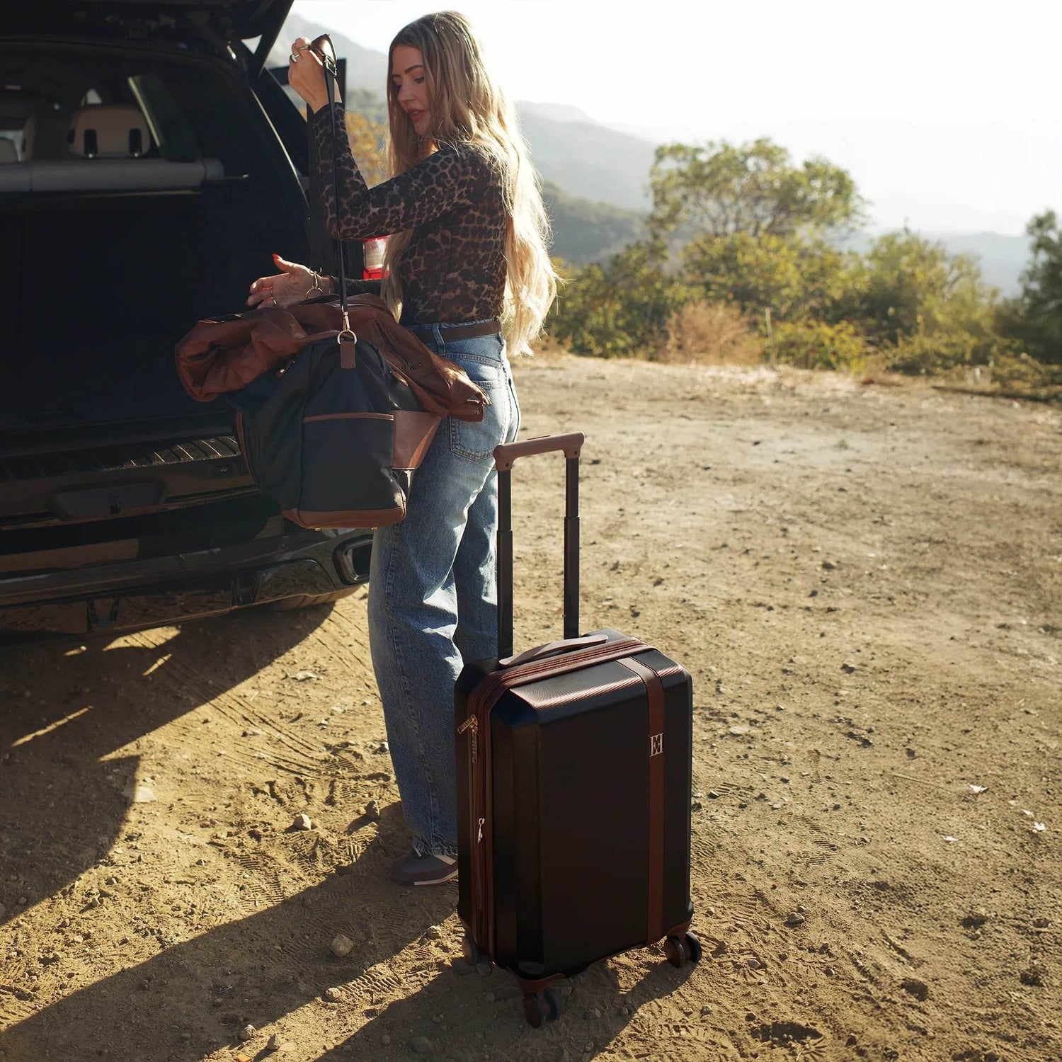 Luxe Journey Backpack & Weekender Set Bag Set by ELLE Travel | USA