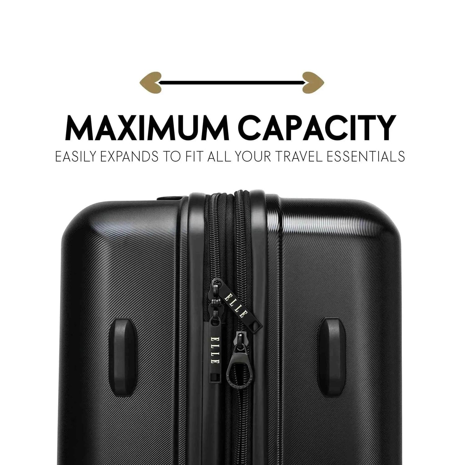 Expedition 3 Piece Expandable Polycarbonate Luggage Set Luggage Sets by Travellty