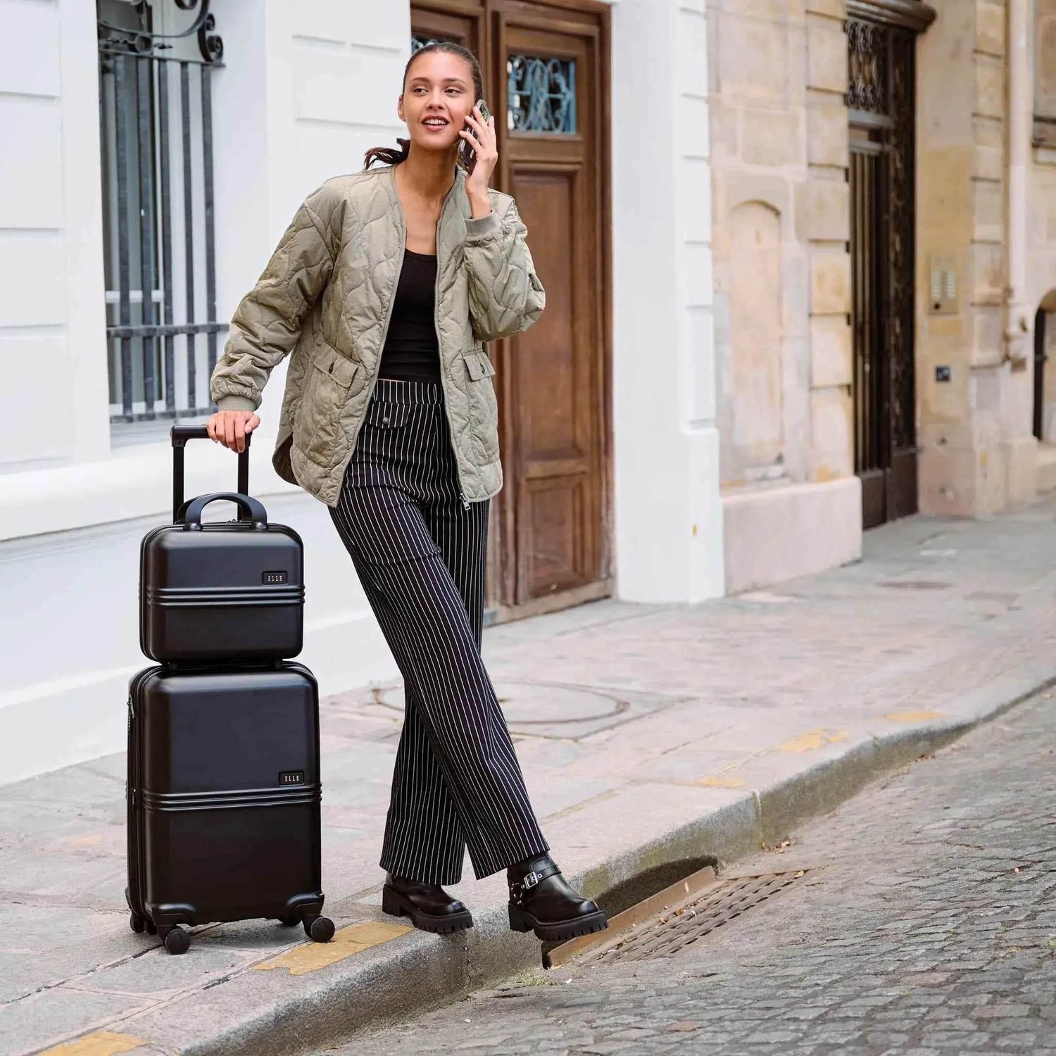Expedition Polycarbonate Luggage Set Luggage Set by ELLE Travel | USA