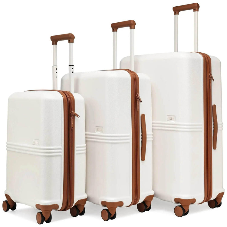 Expedition 3 Piece Expandable Polycarbonate Luggage Set Luggage Sets by Travellty