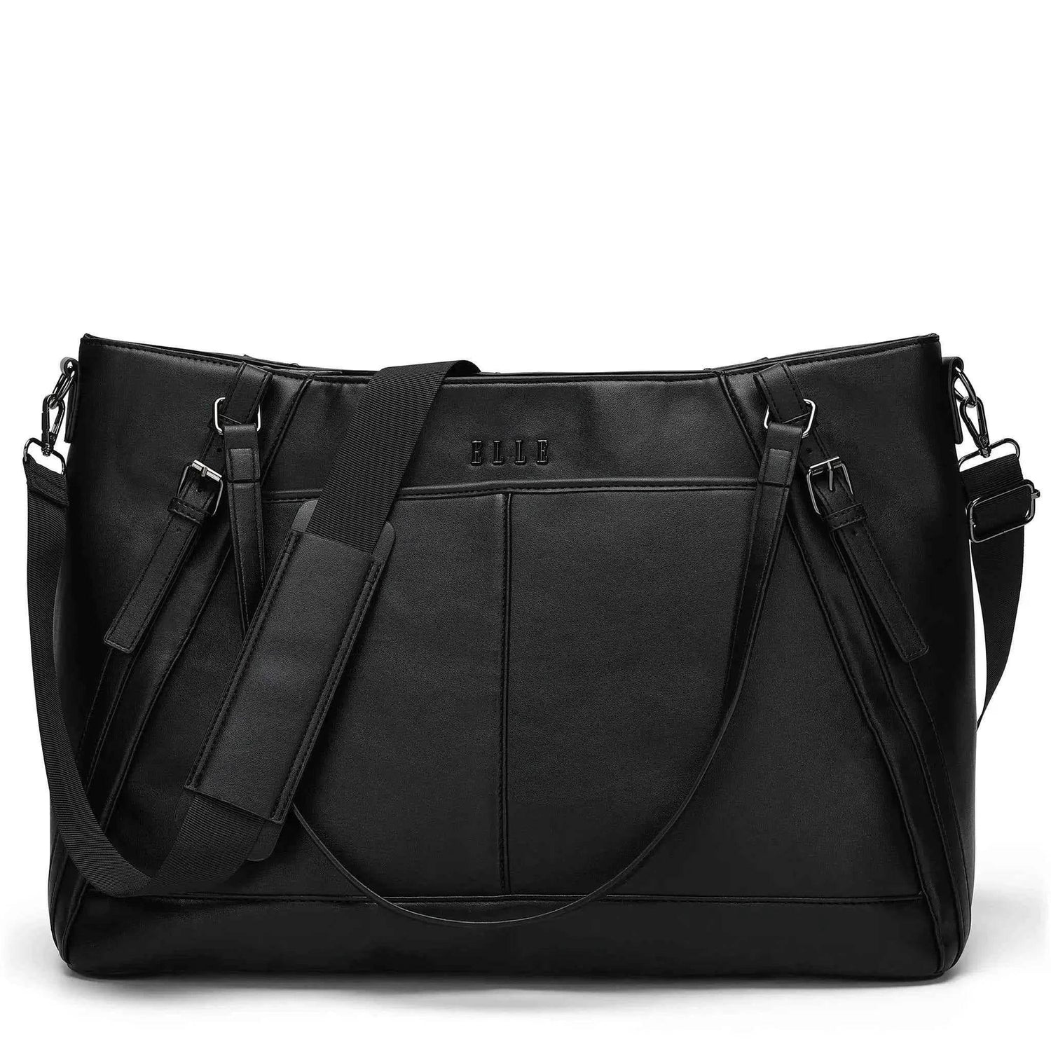 Leisure Luxe 33L Vegan Leather Weekender Tote Bag Weekender Bags by Travellty