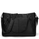 Leisure Luxe 33L Vegan Leather Weekender Tote Bag Weekender Bags by Travellty