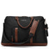 Luxe Journey 30L Twill and Vegan Leather Weekender Duffel Bag Weekender Bags by Travellty