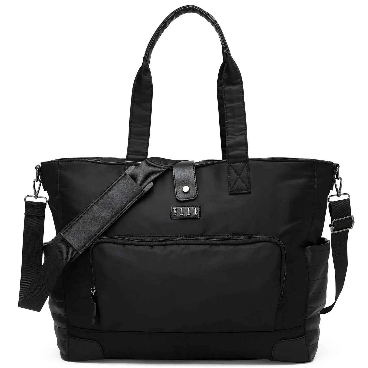 Voyage 25L Twill and Vegan Leather Weekender Tote Bag Weekender Bags by Travellty