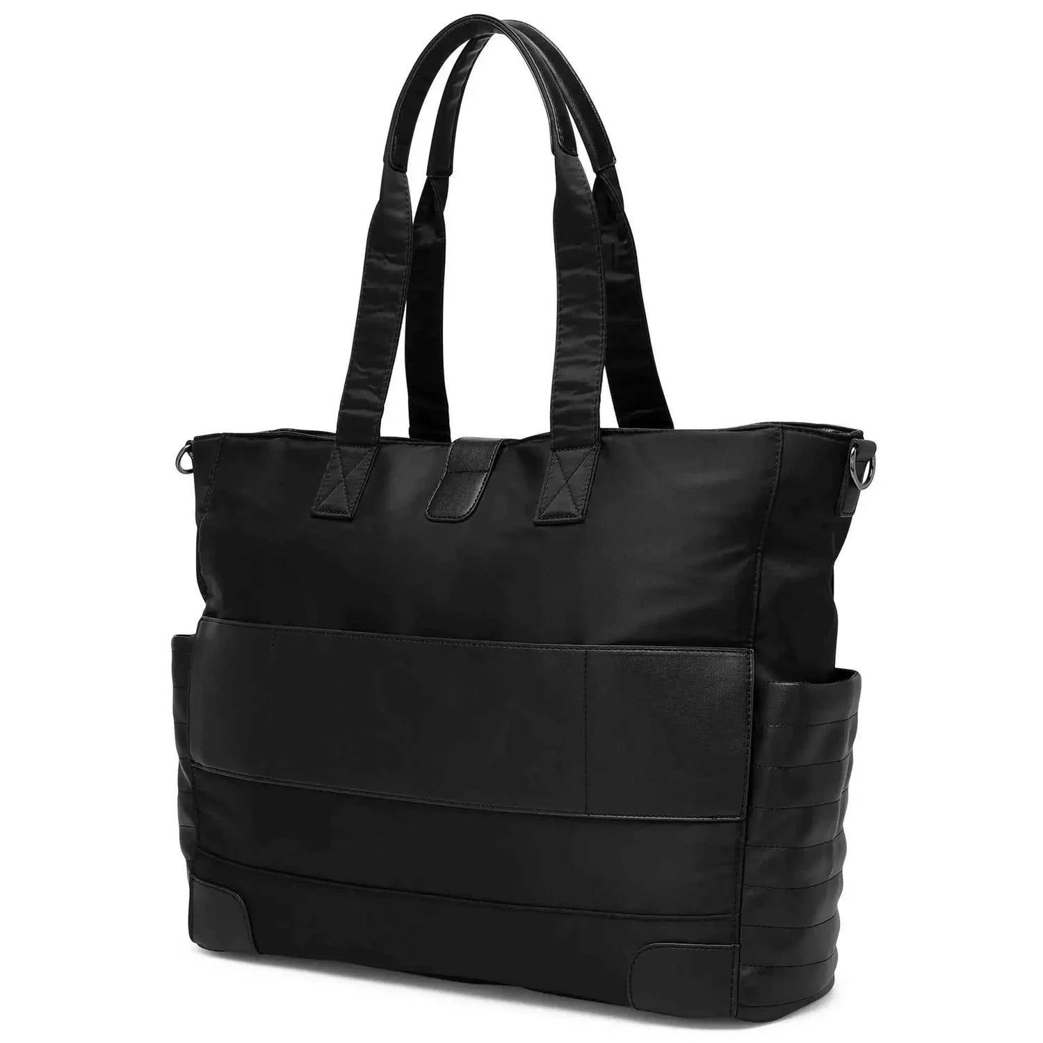 Voyage 25L Twill and Vegan Leather Weekender Tote Bag Weekender Bags by Travellty