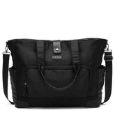 Voyage 25L Twill and Vegan Leather Weekender Tote Bag Weekender Bags by Travellty