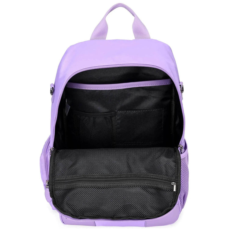 Voyage 20L Twill and Vegan Leather Backpack Backpacks by Travellty