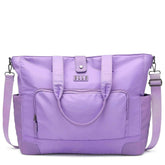 Voyage 25L Twill and Vegan Leather Weekender Tote Bag Weekender Bags by Travellty