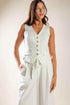 DINNER DATE WOVEN VEST VEST by Flying Tomato