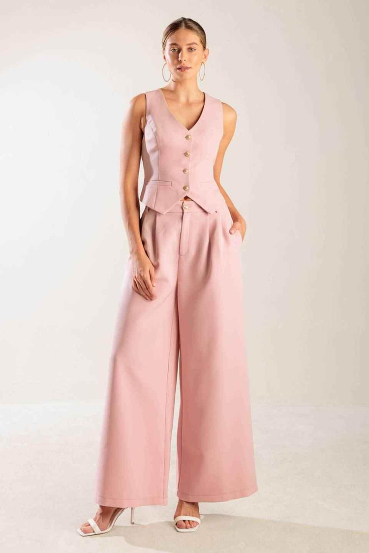 IN MY OWN WORLD WOVEN VEST VEST by Flying Tomato