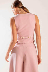 IN MY OWN WORLD WOVEN VEST VEST by Flying Tomato
