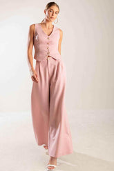 IN MY OWN WORLD WOVEN VEST VEST by Flying Tomato