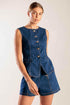 DRIVE-IN MOVIE DENIM VEST VEST by Flying Tomato