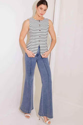 WILDFLOWER WANDER WOVEN VEST VEST by Flying Tomato