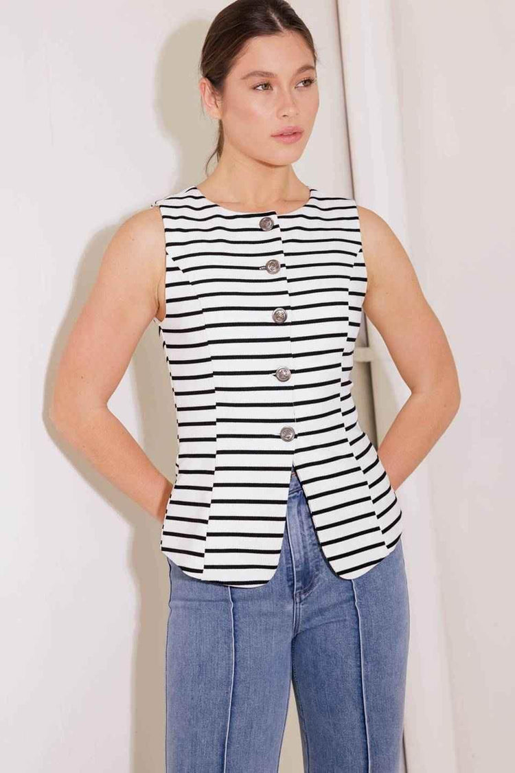 WILDFLOWER WANDER WOVEN VEST VEST by Flying Tomato