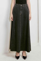 TRADING SECRETS DENIM SKIRT Skirts by Flying Tomato