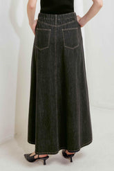 TRADING SECRETS DENIM SKIRT Skirts by Flying Tomato