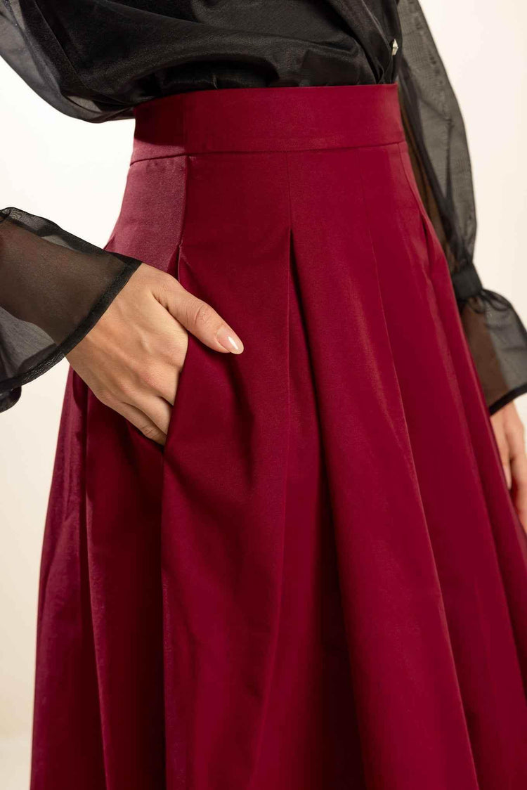 DANCE WITH DESTINY WOVEN MIDI SKIRT SKIRTS by Flying Tomato