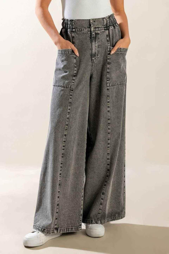 EXPLORING THE CITY DENIM PANTS PANTS by Flying Tomato