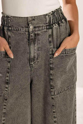 EXPLORING THE CITY DENIM PANTS PANTS by Flying Tomato