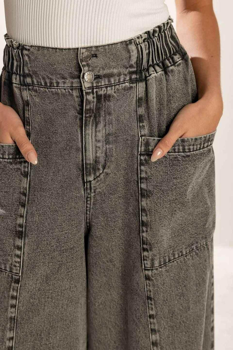 EXPLORING THE CITY DENIM PANTS PANTS by Flying Tomato