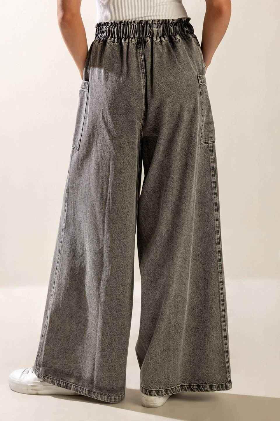 EXPLORING THE CITY DENIM PANTS PANTS by Flying Tomato