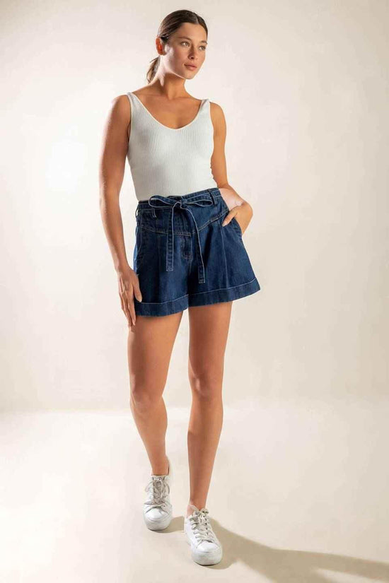 WALK IN THE PARK DENIM SHORTS PANTS by Flying Tomato
