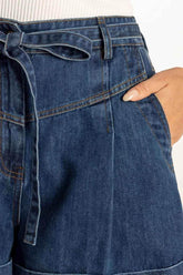 WALK IN THE PARK DENIM SHORTS PANTS by Flying Tomato