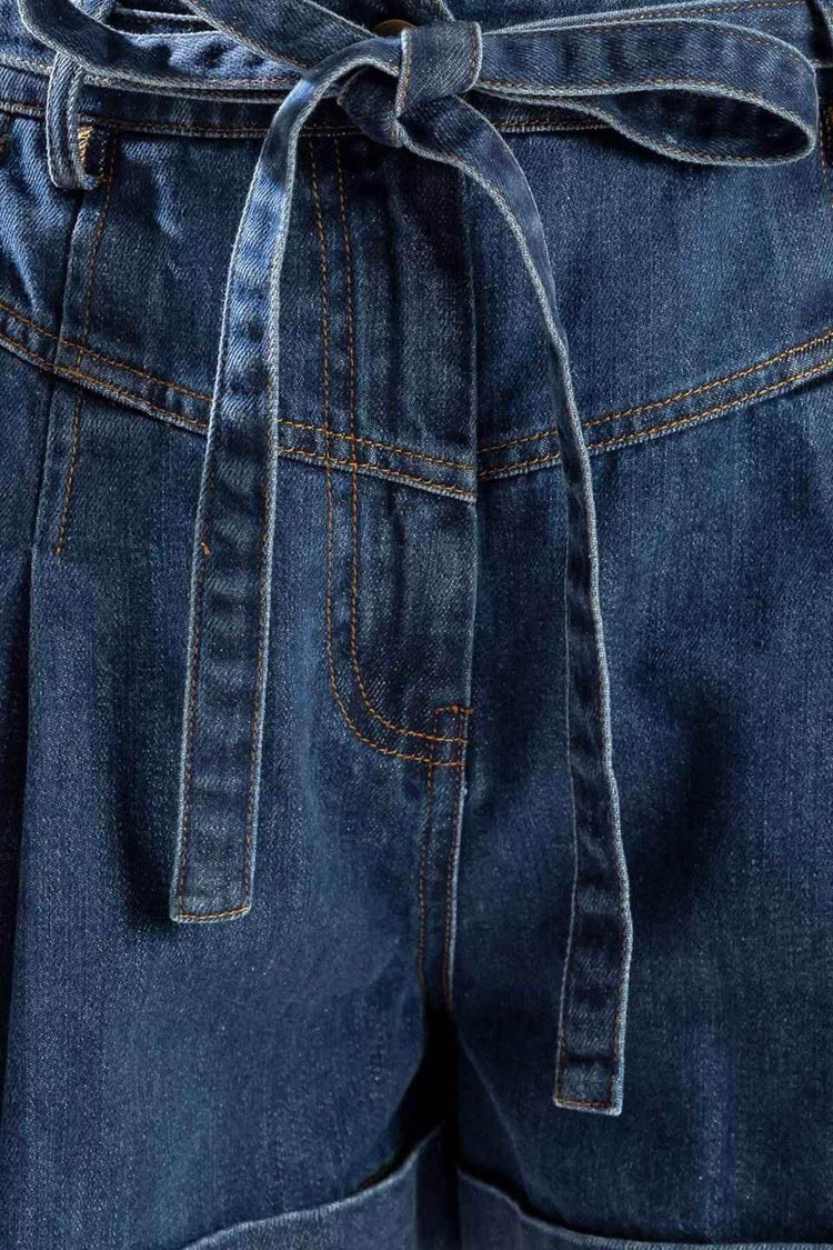 WALK IN THE PARK DENIM SHORTS PANTS by Flying Tomato