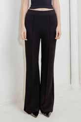 MODERN FLOW BLACK WOVEN PANTS PANTS by Flying Tomato